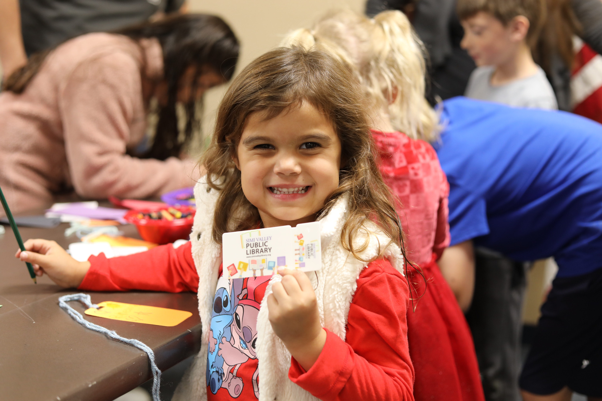 Young girl Meet Me Library Event