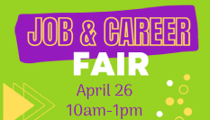YES Job & Career Fair, April 26 10am-1pm